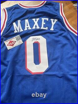 Tyrese Maxey Signed Autographed Jersey With COA