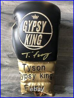 Tyson Fury Gypsy king Signed Boxing Glove? With COA