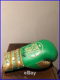 Tyson Fury Signed Glove With COA Rare