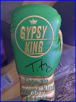 Tyson Fury Signed Glove With Photo Proof And Coa