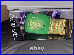 Tyson Fury signed boxing glove in unique display case with COA