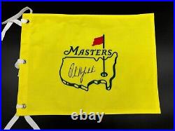 US Masters Augusta Undated Golf Flag Signed By Phil Mickelson With COA Rare