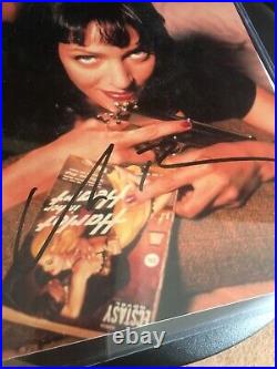 Uma thurman hand signed autographs genuine COA with picture proof