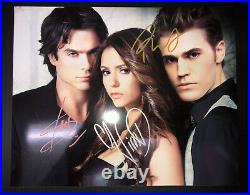VAMPIRE DIARIES CAST Authentic Hand Signed Autograph 8x10 Photo with COA