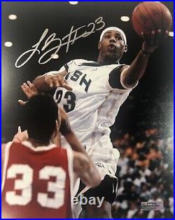 VTG LeBron James Rookie Rare Hand Signed 10x8 Autographed High School with COA
