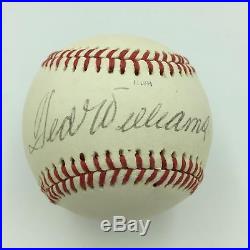 Vintage Ted Williams Single Signed Autographed Baseball With PSA DNA COA