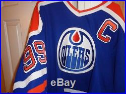 WAYNE GRETZKY HAND SIGNED #99 EDMONTON OILERS NHL JERSEY AUTOGRAPHED with COA