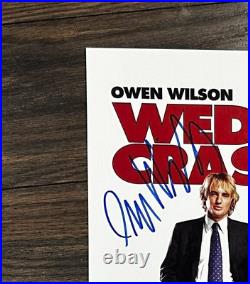 WEDDING CRASHERS MOVIE POSTER 11x17 SIGNED & AUTHENTICATED with COA