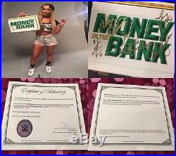 WWE Carmella & 4 Others Signed Money in the Bank Briefcase With COA