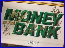 WWE Carmella + Becky Charlotte Autographed Money in the Bank Briefcase With COA