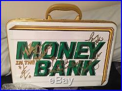 WWE Carmella + Becky Charlotte Autographed Money in the Bank Briefcase With COA