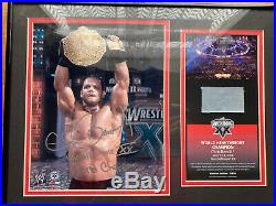 WWE Chris Benoit Signed/Autographed WrestleMania 20 Plaque Number 3/250 With COA