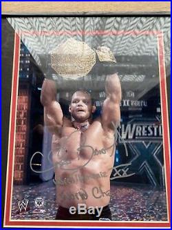 WWE Chris Benoit Signed/Autographed WrestleMania 20 Plaque Number 3/250 With COA