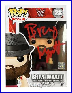 WWE Funko Pop Signed by Bray Wyatt with Monopoly Events COA