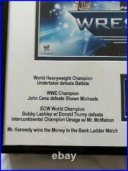 WWE Signed/Autographed WrestleMania 23 Plaque Number 458/500 With COA