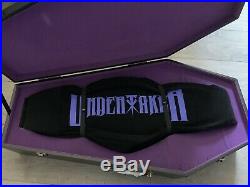 WWE The Undertaker Autographed Legacy Belt Signed Number 21/500 Streak With COA