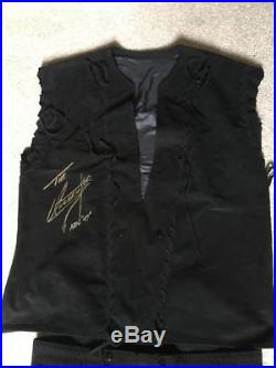 WWE WWF The Undertaker Worn Signed Autographed Ring Gear With Photo Proof COA
