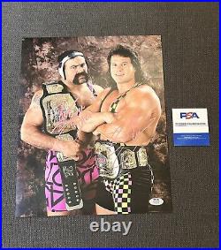 WWF WWE PSA Steiner Bros 11 x 14 Signed Autograph Wrestling Signature with COA