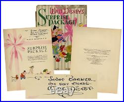 Walt Disney Signed 1st Edition Book with Vintage Signature & Phil Sears COA