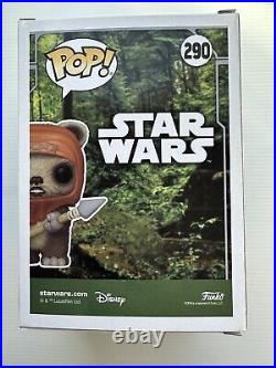 Warwick Davis AUTOGRAPH Wicket W. Warwick Star Wars Signed Funko Pop BECKETT COA