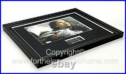 Warwick Davis Hand Signed Willow Photo in Handmade Wooden Display with COA