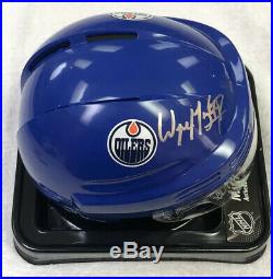 Wayne Gretzky Autographed Signed Edmonton Oilers Mini Helmet with COA