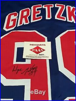 Wayne Gretzky Autographed Signed Jersey with COA New York Rangers
