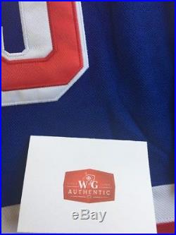 Wayne Gretzky Signed Rangers Jersey Authentic With A Wga Coa NHL Autograph