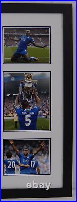 Wes Morgan Signed & Framed Shirt Leicester City F. C. WITH EXACT PROOF AFTAL COA