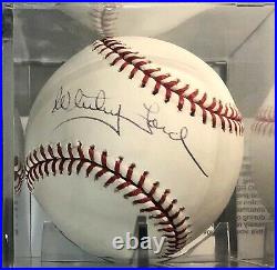 Whitey Ford Auto Autographed Signed Baseball with COA! New York Yankees Legend