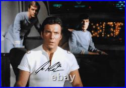 William Shatner Actor Star Trek Signed Photograph 1 With Proof & COA