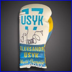 World Champion Oleksandr Usyk Hand Signed Boxing Glove With COA £299