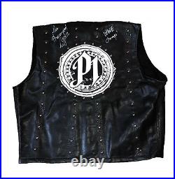 Wwe Aj Styles Hand Signed Autographed P1 White Vest With Picture Proof And Coa