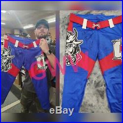 Wwe Aj Styles Ring Worn Hand Signed Royal Rumble 2020 Tights With Proof Coa