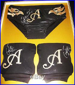 Wwe Alberto Del Rio Ring Worn Signed Trunks And Pads With Proof Coa 10