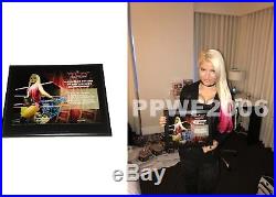 Wwe Alexa Bliss Hand Signed Autographed Plaque Tlc With Pic Proof Coa