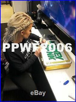 Wwe Alexa Bliss Hand Signed Inscribed Mitb Autographed Briefcase With Proof Coa