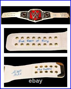 Wwe Alexa Bliss Hand Signed Raw Womens Adult Size Belt With Proof And Coa