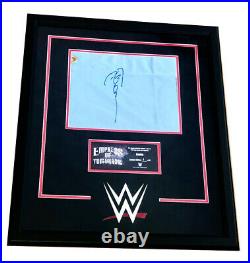 Wwe Asuka Hand Signed Autographed Ring Canvas Plaque Limited To 1 Of 6 With Coa