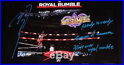 Wwe Asuka Hand Signed Autographed Royal Rumble Framed Plaque With Pic Proof Coa