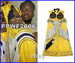 Wwe Big E Ring Worn Hand Signed Autographed New Day Jacket With Proof And Coa 1