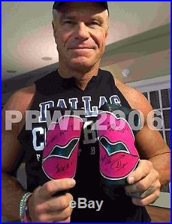 Wwe Billy Gunn Hand Signed Ring Worn Knee Pads With Proof And Coa DX 1