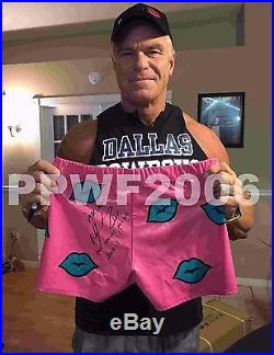 Wwe Billy Gunn Hand Signed Ring Worn Trunks With Proof And Coa DX 1