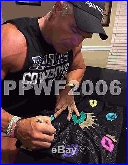 Wwe Billy Gunn Hand Signed Ring Worn Trunks With Proof And Coa DX 2
