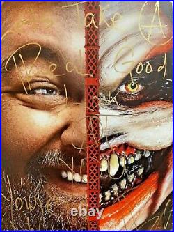 Wwe Bray Wyatt The Fiend Hand Signed Autographed 24x36 Inscribed Photo With Coa