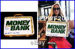 Wwe Carmella Money In The Bank Hand Signed Autographed Briefcase With Proof Coa