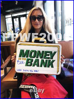 Wwe Carmella Money In The Bank Hand Signed Autographed Briefcase With Proof Coa