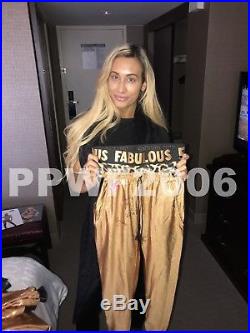 Wwe Carmella Ring Worn And Hand Signed Debut Outfit With Picture Proof And Coa