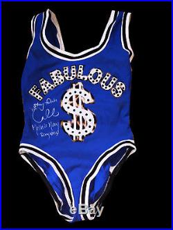 Wwe Carmella Ring Worn Hand Signed Blue Singlet With Picture Proof And Coa Rare