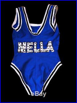 Wwe Carmella Ring Worn Hand Signed Blue Singlet With Picture Proof And Coa Rare